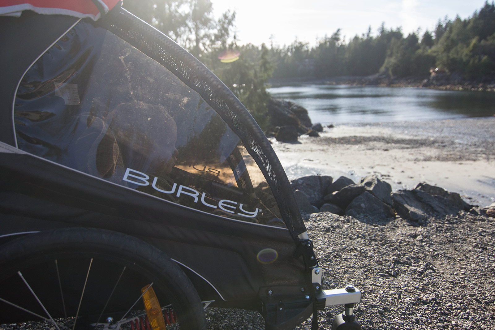 With the Burley on the beach