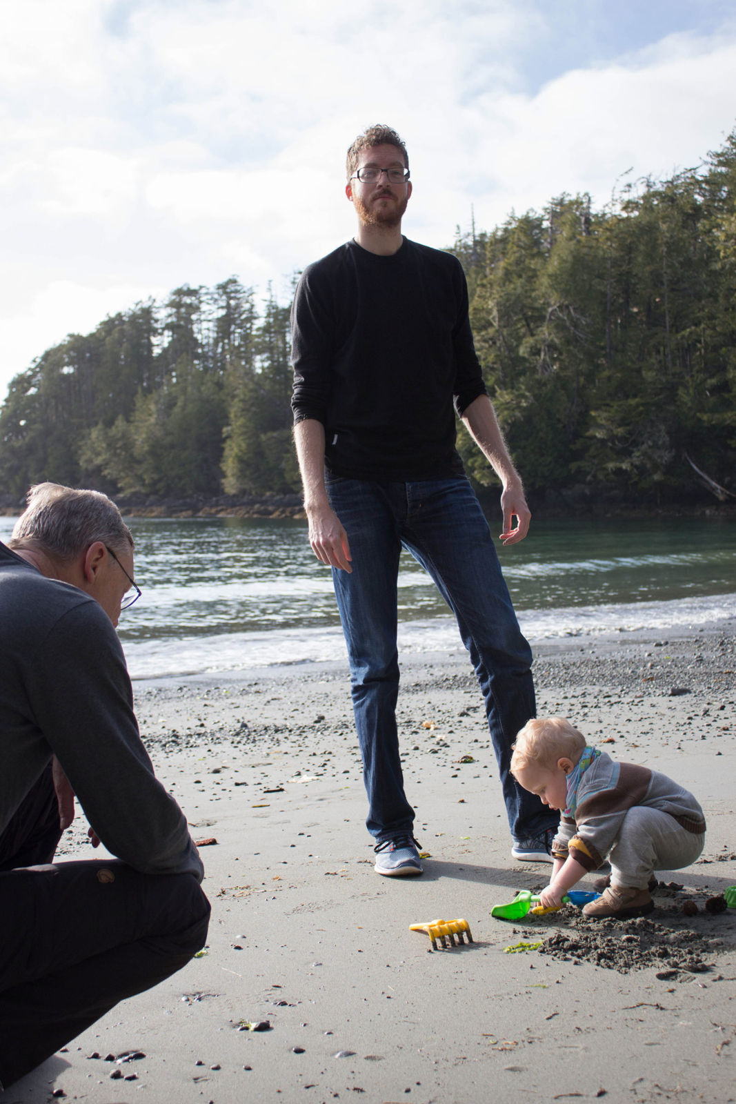 Grandpa, Pa and Baby