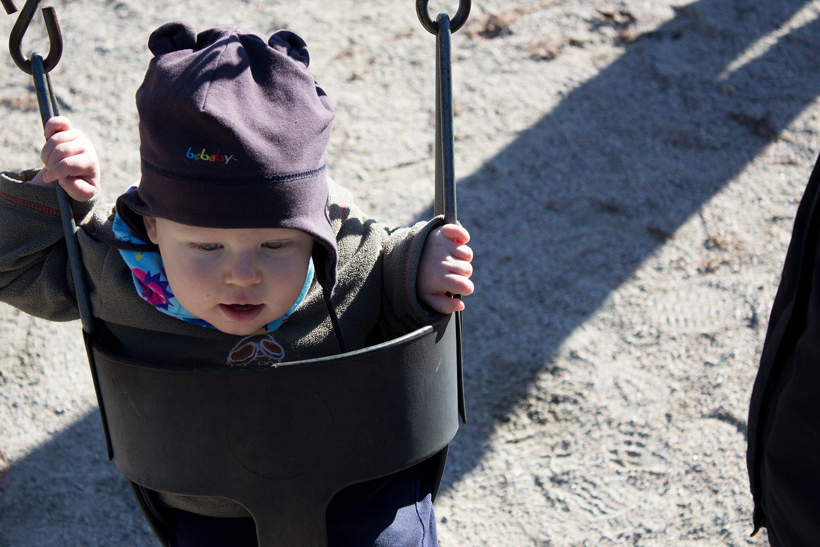 Albert on the swing