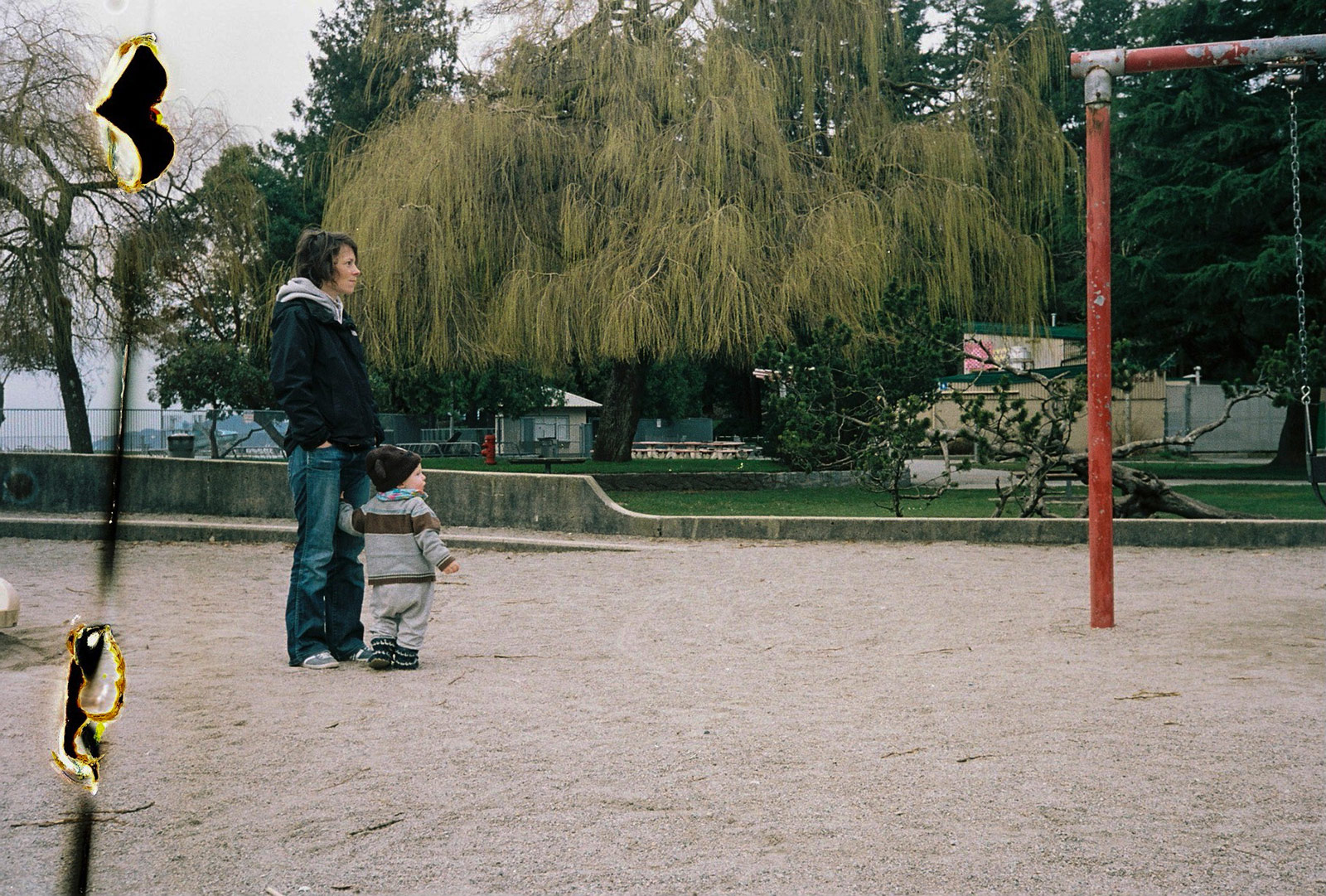 Grey day at the playground