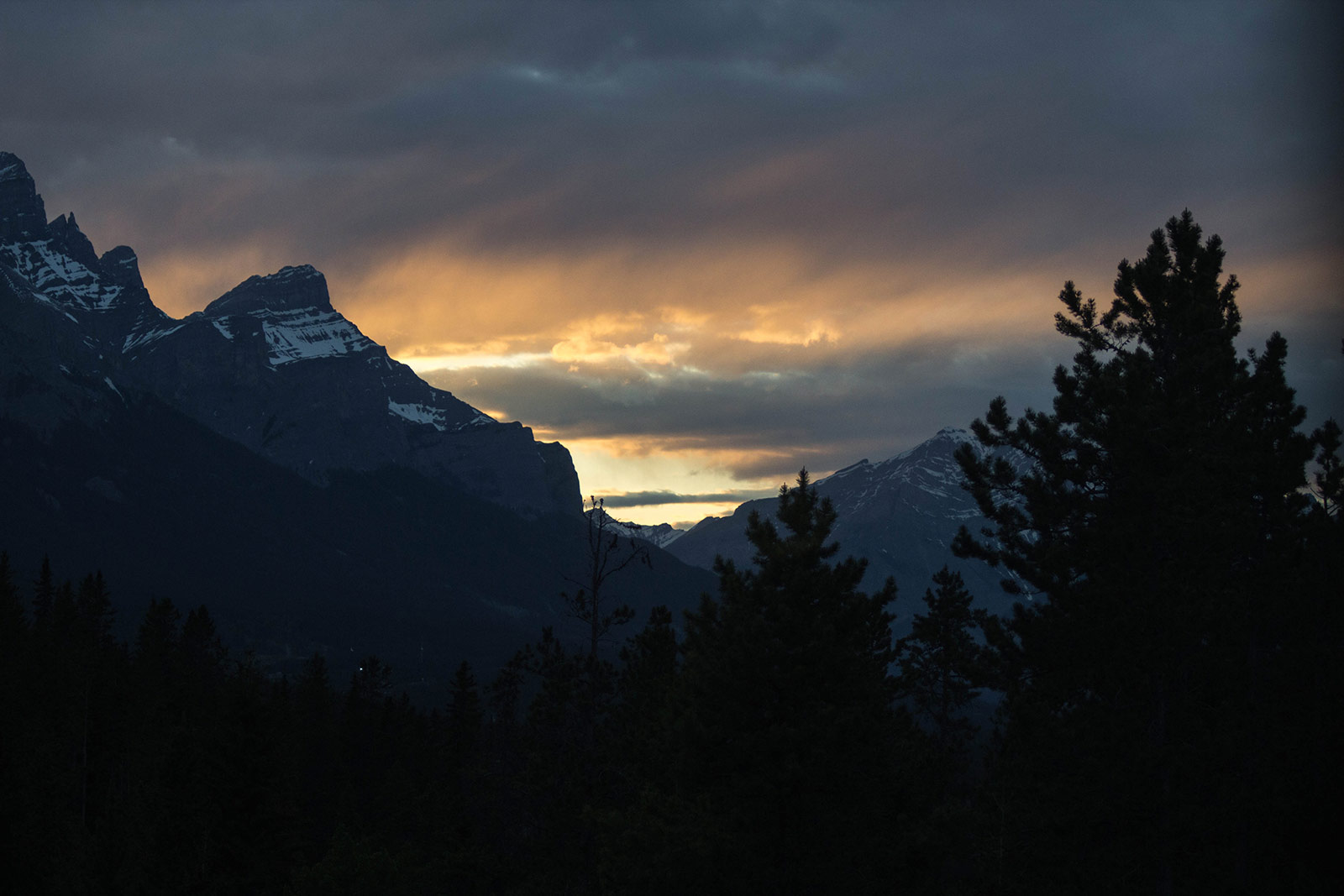 Sunset in the Rockies