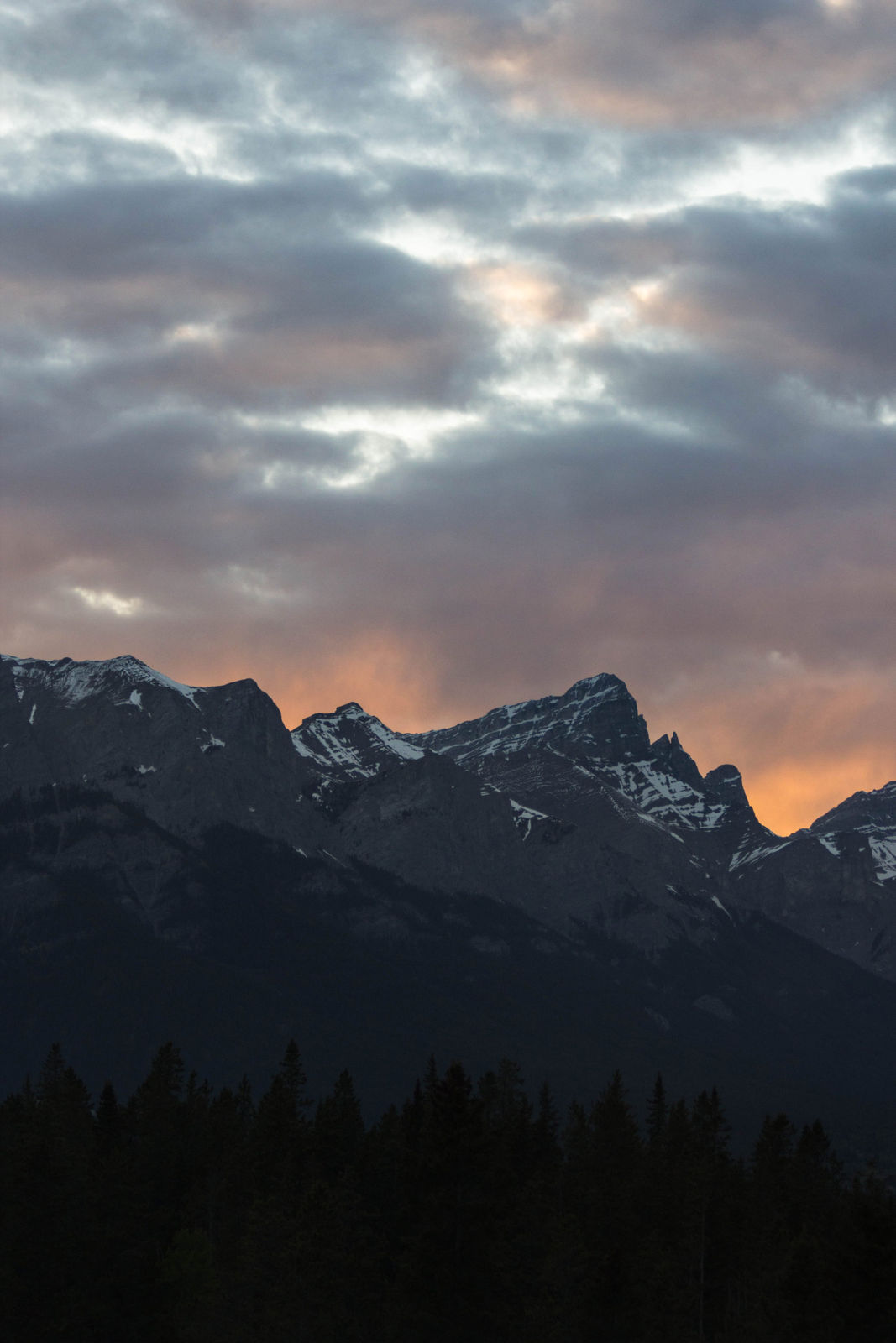 Sunset in the Rockies