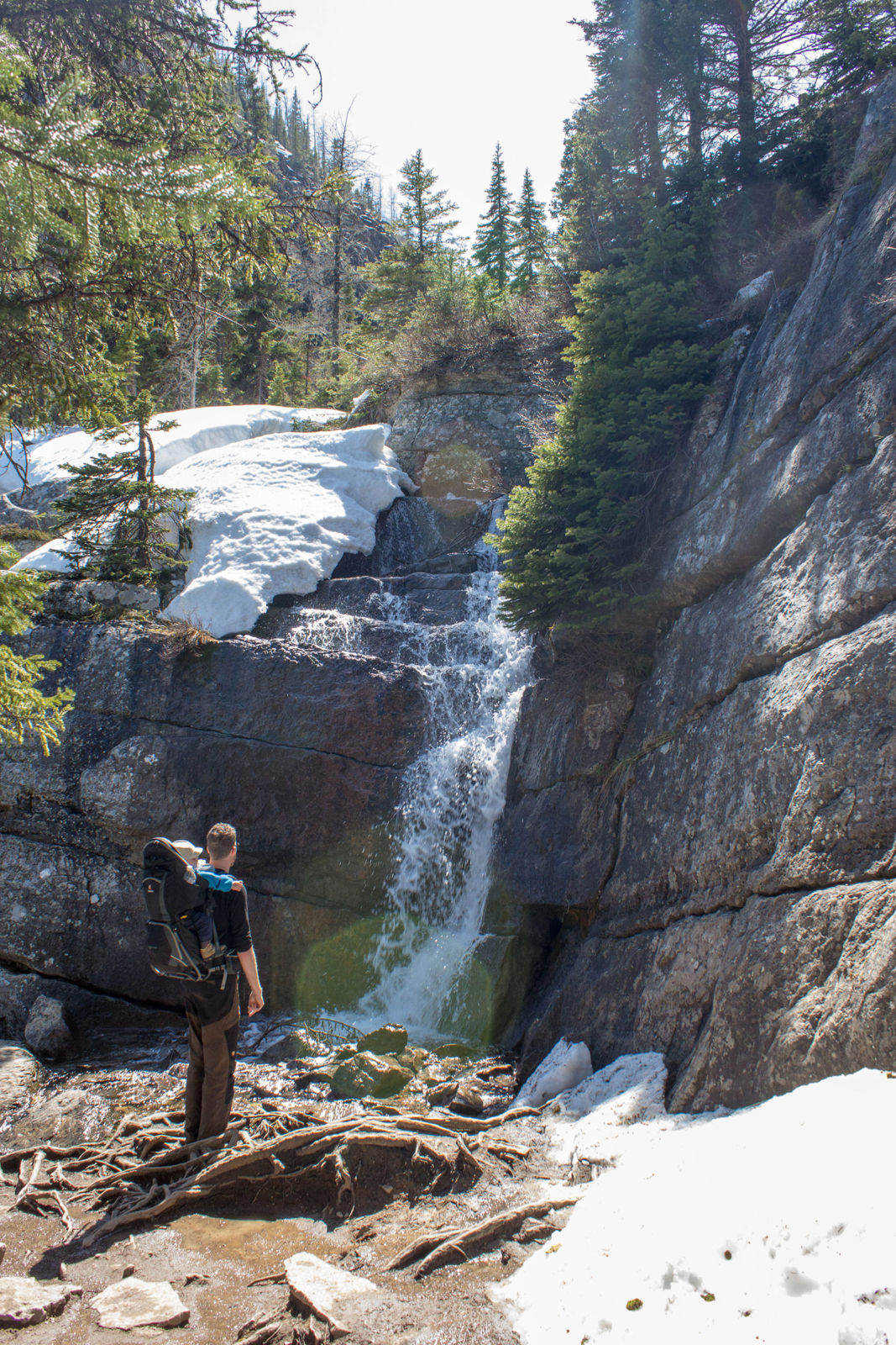 Trickles along the way